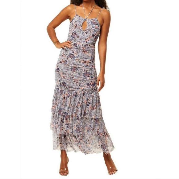 NWT Misa 'Nicola' Dress in Feathered Floral - Picture 1 of 8